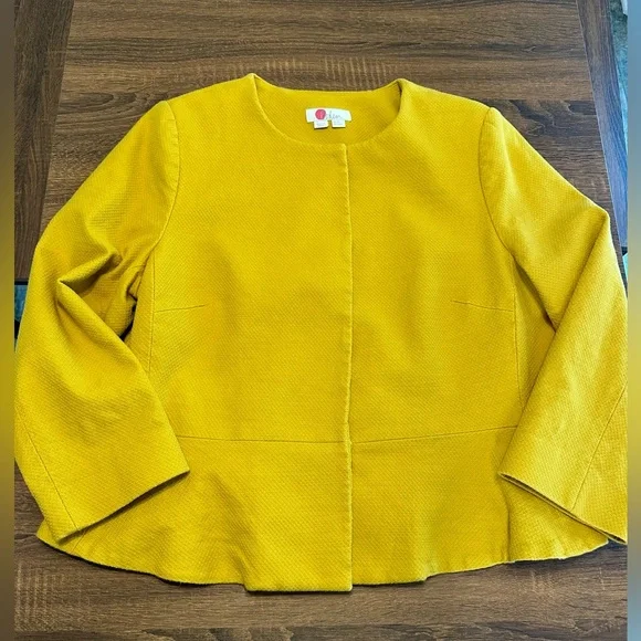 Boden Yellow Blazer Jacket 16/18 - Picture 2 of 9